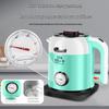 Smart 304 Stainless Steel Electric Kettle with Real-Time Temperature Display, Large Capacity, Safe for Infants and Pregnant Women.