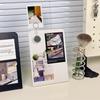 1Pcs Creative Metal Magnetic Board Photo Display Diy Desktop Message Board Rounded Corners Ironwork Sign Note Board For Coffee S