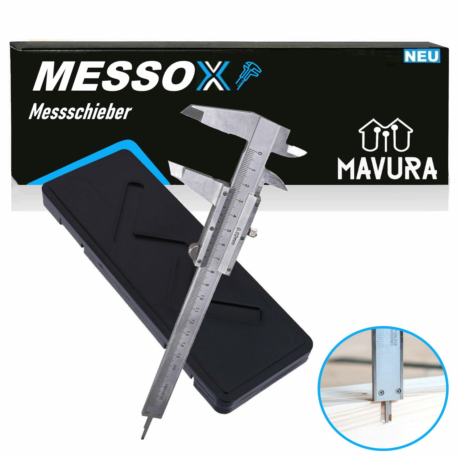 

MESSOX Штангенциркуль Ноніус Нержавіюча сталь Штангенциркуль Метал Аналоговий