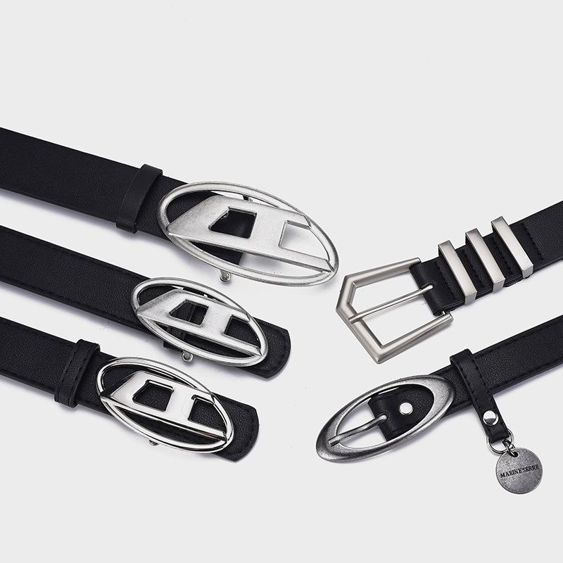 Black Pu Trendy Leather Belt For Fashionable And Casual Wear Perfect For All Occasions