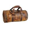 20" Large Brown Full Grain Vintage Duffle Travel Overnight Luggage Bag New Men's