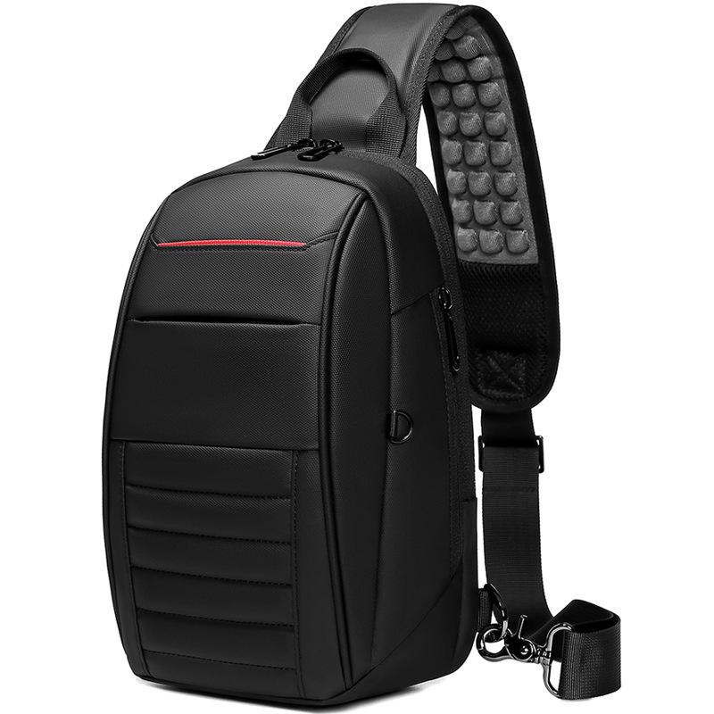 men's pvc waterproof usb charging male laptop casual travel bag