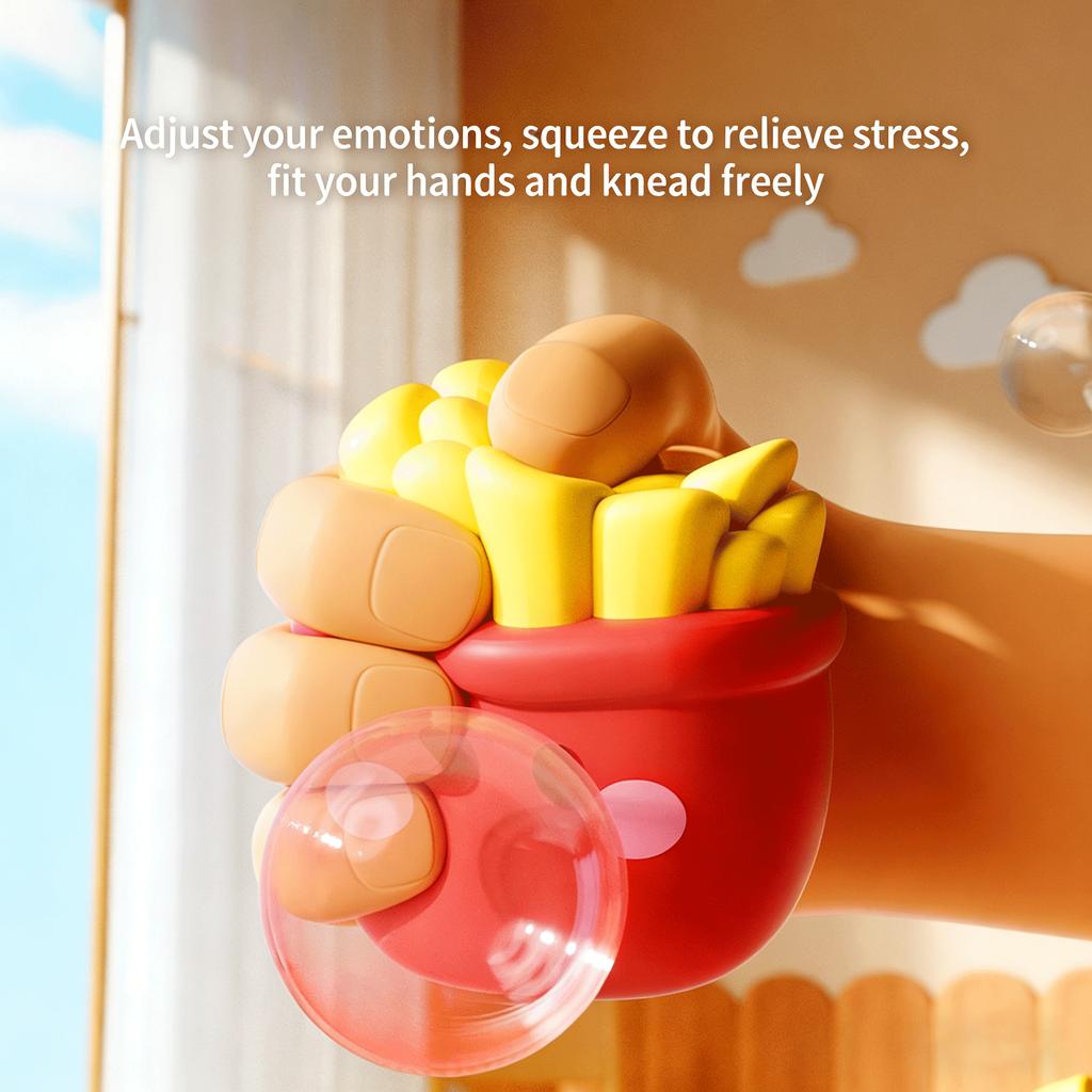 Kawaii Food Themed Spitting Bubbles Squishy Press Toys Stress Stress Ease Tactile Antistress Toys For Adults Kids Toys Gift