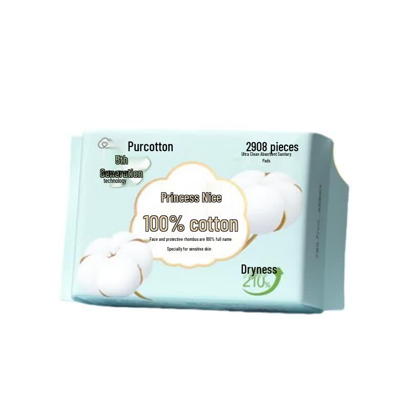 PurCotton Nice Princess Ultra-Absorbent 100% Cotton Sanitary Pads
