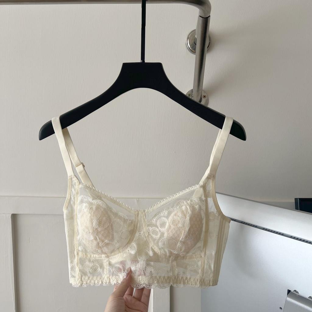 Soutien-gorge Fin avec Oreilles de Lapin Lingerie Sexy en Dentelle Soutien-gorge Rétracteur de Sein Anti-affaissement pour Femmes Soutien-gorge Push Up