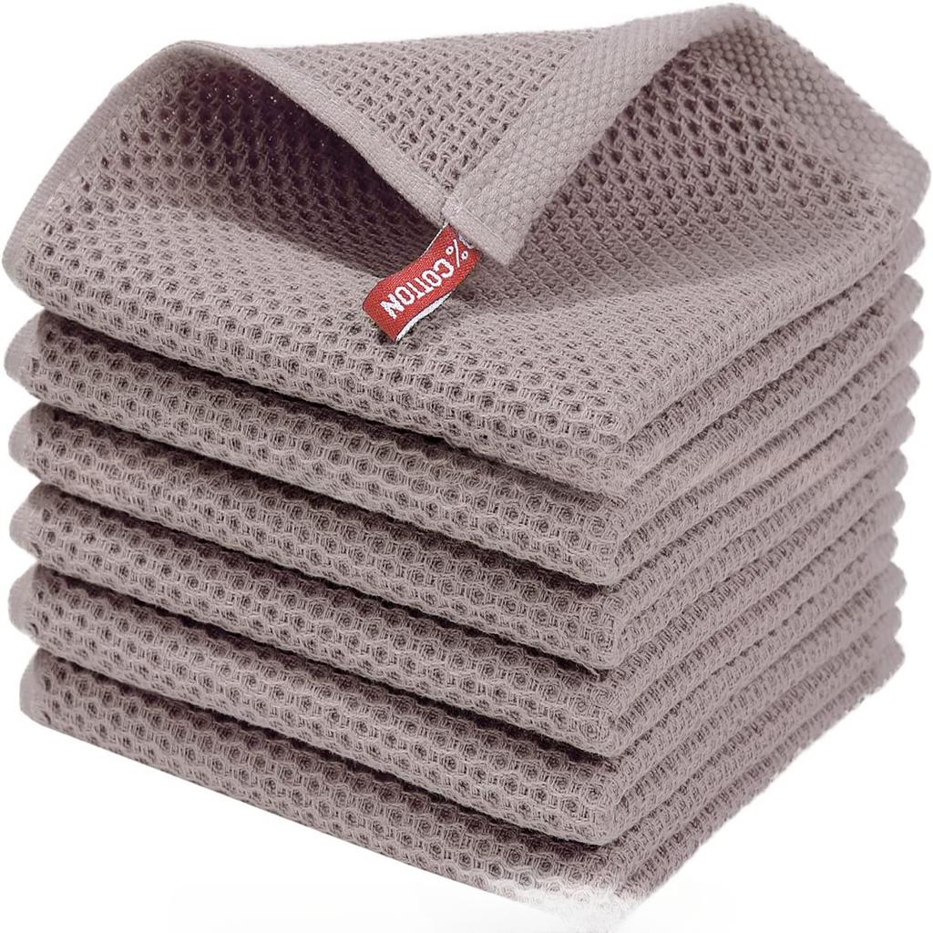 Dish Cloths Kitchen Towels for Washing Dishes Kitchen Dish Rags Super Soft and Absorbent Household Cleaning Cloth