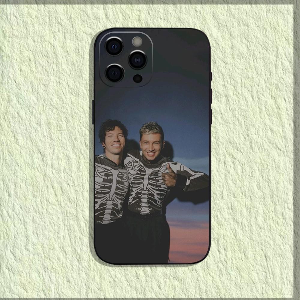T-Twenty O-One Pilots Phone Case For iPhone 16,15,14,13,12,11,Pro,X,XS,Max,XR,Plus,Mini Soft Black Cover