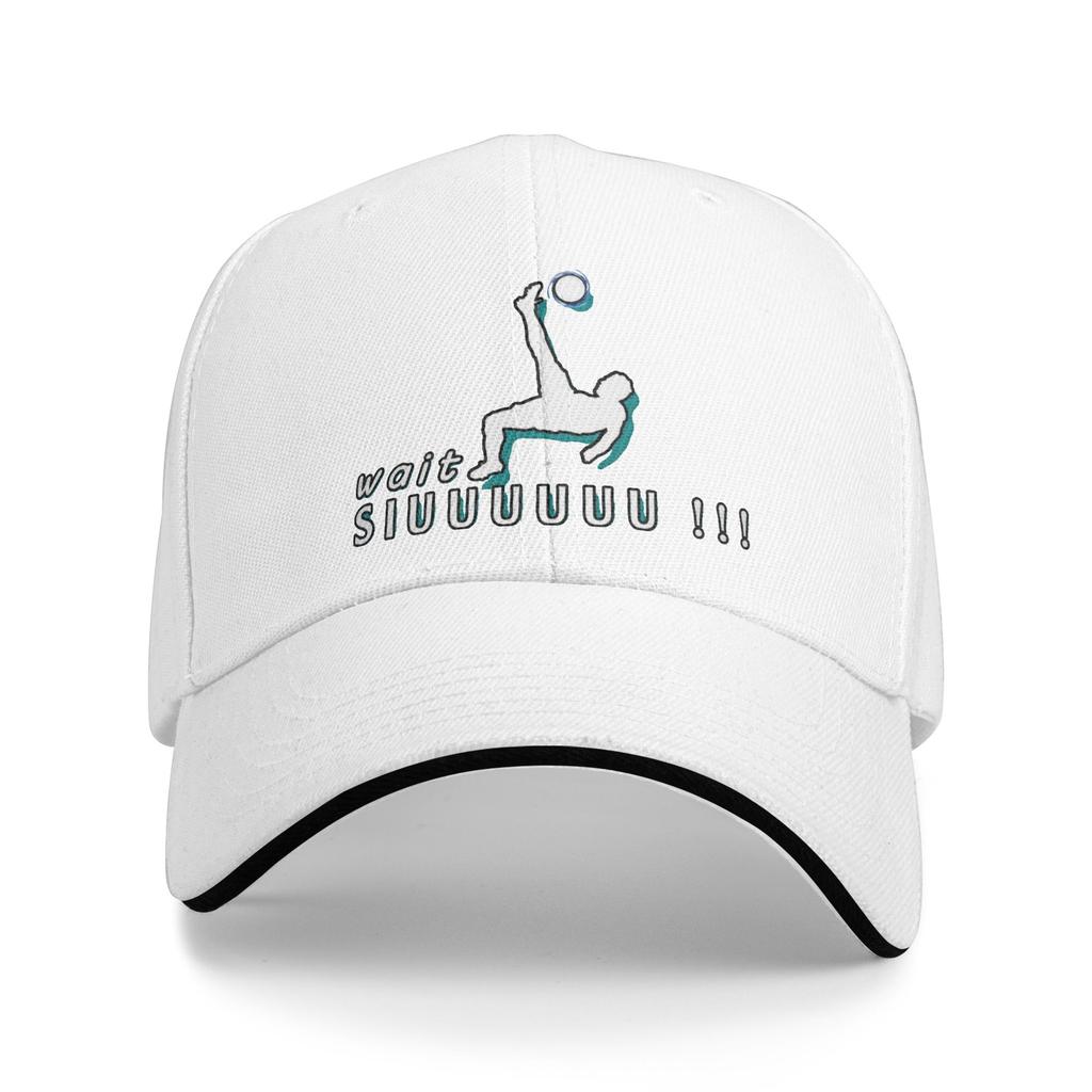 Wait Siuuu CR Goal Cristiano Unisex Baseball Cap New Outdoor Cap Hip Hop Sports Hats Autumn Trucker Hat