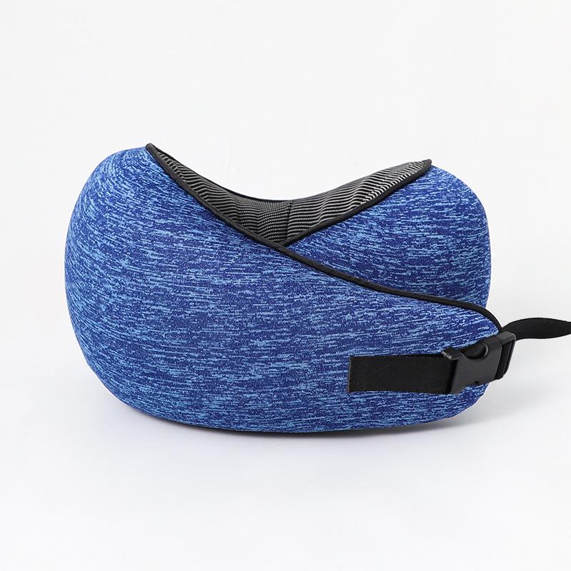 Memory Foam U-shaped Pillow Portable Travel Neck Pillow Car and Airplane Head Support Pillow Office Lunch Break Pillow