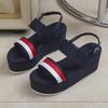 Fashion Summer Large Size  High Heels Platform Wedges Sandals Party Red Female Shoes Comfortable Casual Outdoor Women's Sandals
