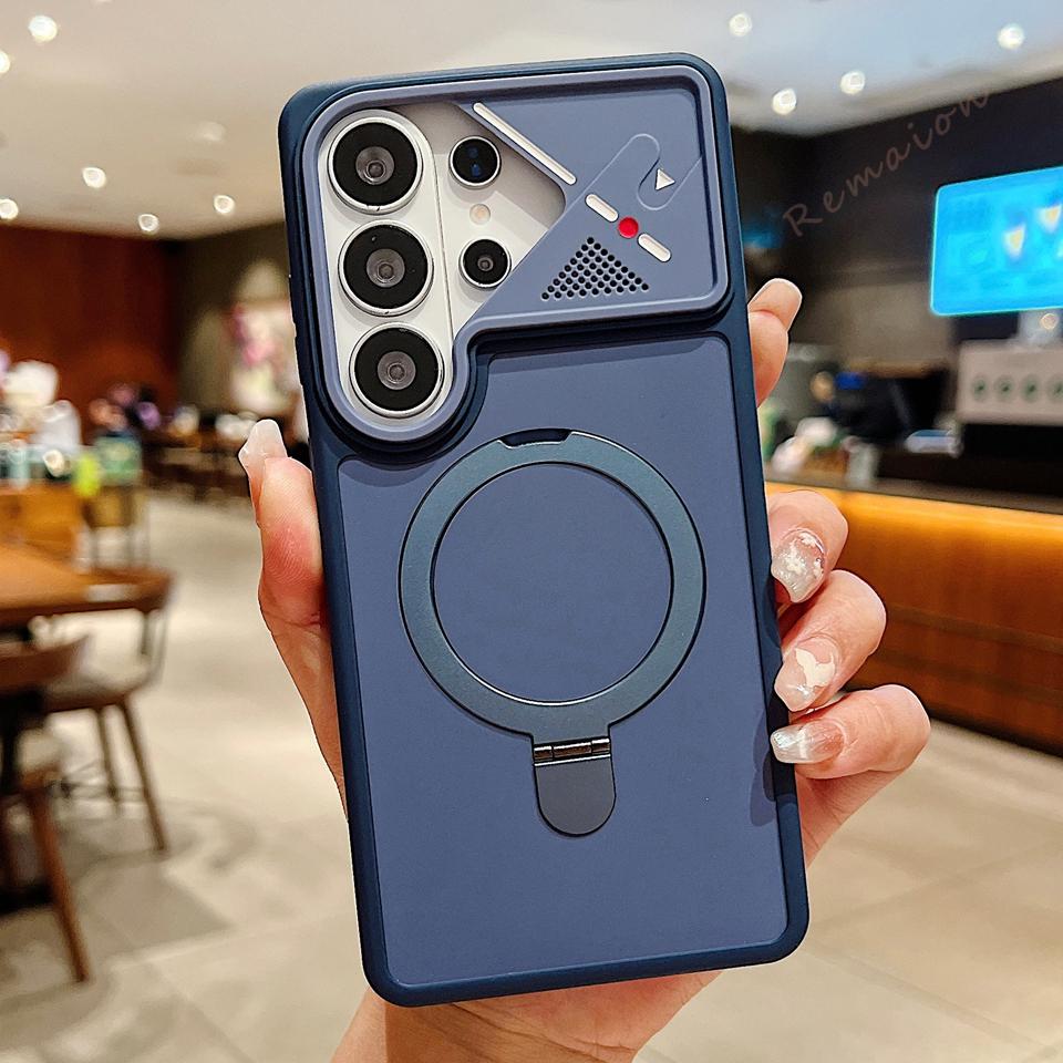 Matte Magnetic Phone Case for Samsung Galaxy S26 Ultra S26 Plus S26Ultra Official Len Camera Protector Cover