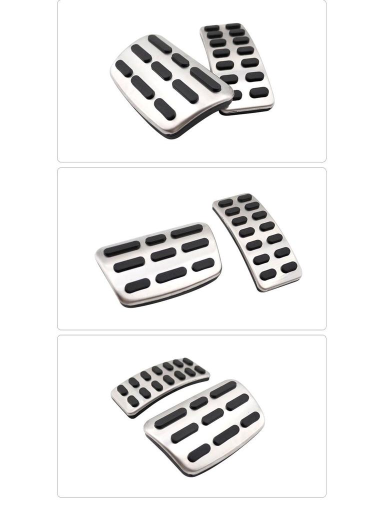 Non-Slip Car Pedals for Kia K2: Throttle, Brake, and Rest Area Decorative Accessories