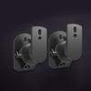 Universal Surround Small Satellite Ceiling Speaker Brackets 1Set Black Soundbar Wall mounting Brackets for Speakers