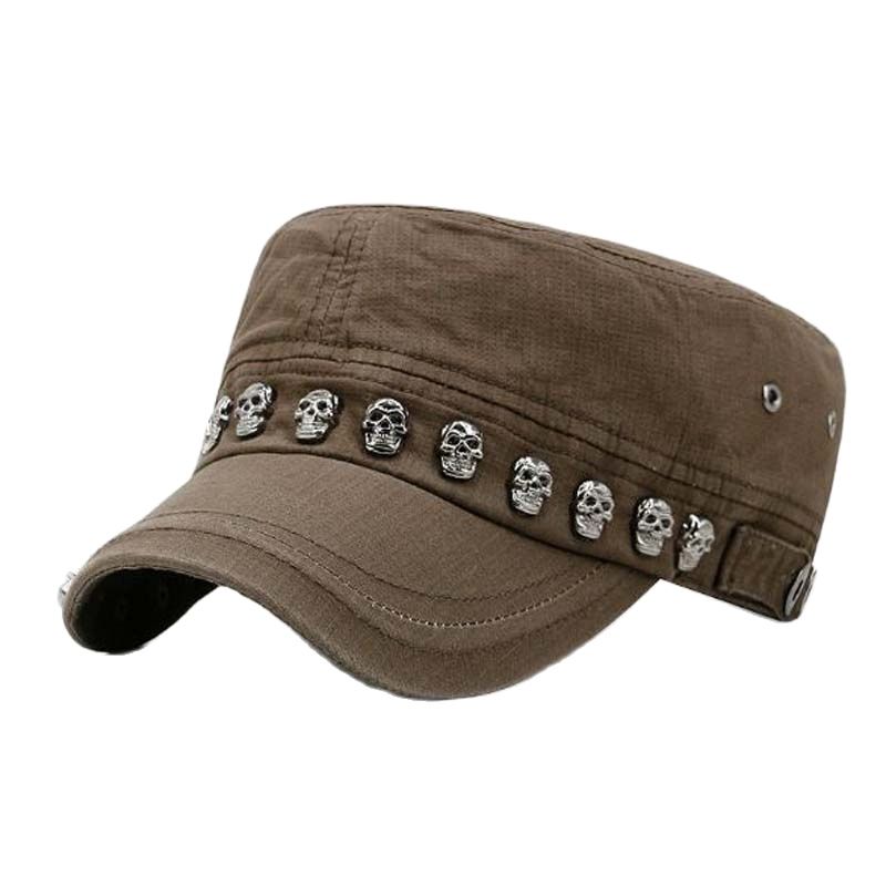 Military Hats For Men Women Men Washed Cotton Cadet Army Cap Basic