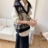 Korean Fashion Sweater Vest Women V Neck Sleeveless Autumn Harajuku Doodle Bear Loose Knitted Pullover