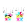 2 Stück/Set Charme BFF Freundschaft Koala Panda Paar Halskette Magnetischer Halbherz-Anhänger Halskette Freundschaftsgeschenk für Frauen