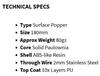 Malosi TY180P-AD Tyrant 180P Popper Floating Lure Acid (0177)