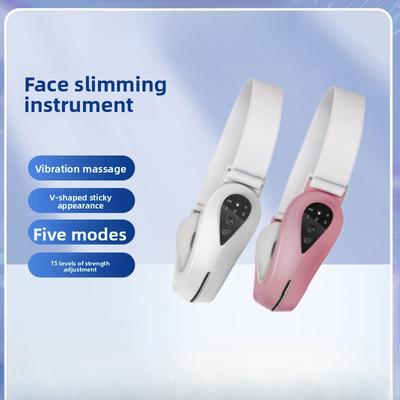 Intelligent Vibration Massage Face Slimming Device EMS Microcurrent Tightening Massage Double Chin Beauty Device