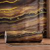 Gold-Plated Marble-Style Waterproof Wall Stickers for TV Backgrounds