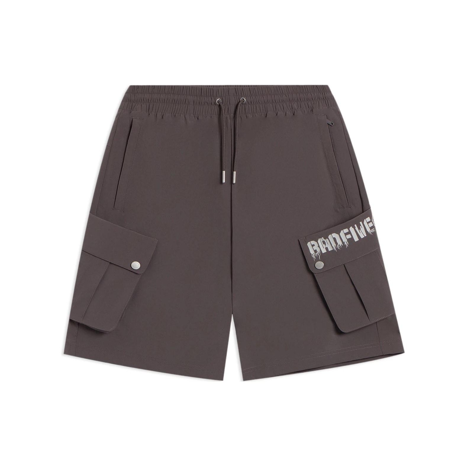 

Li-Ning Anti-Five Series Letter Print Loose Sports Casual Shorts Men Shorts Street-Grey AKSS603-3 M