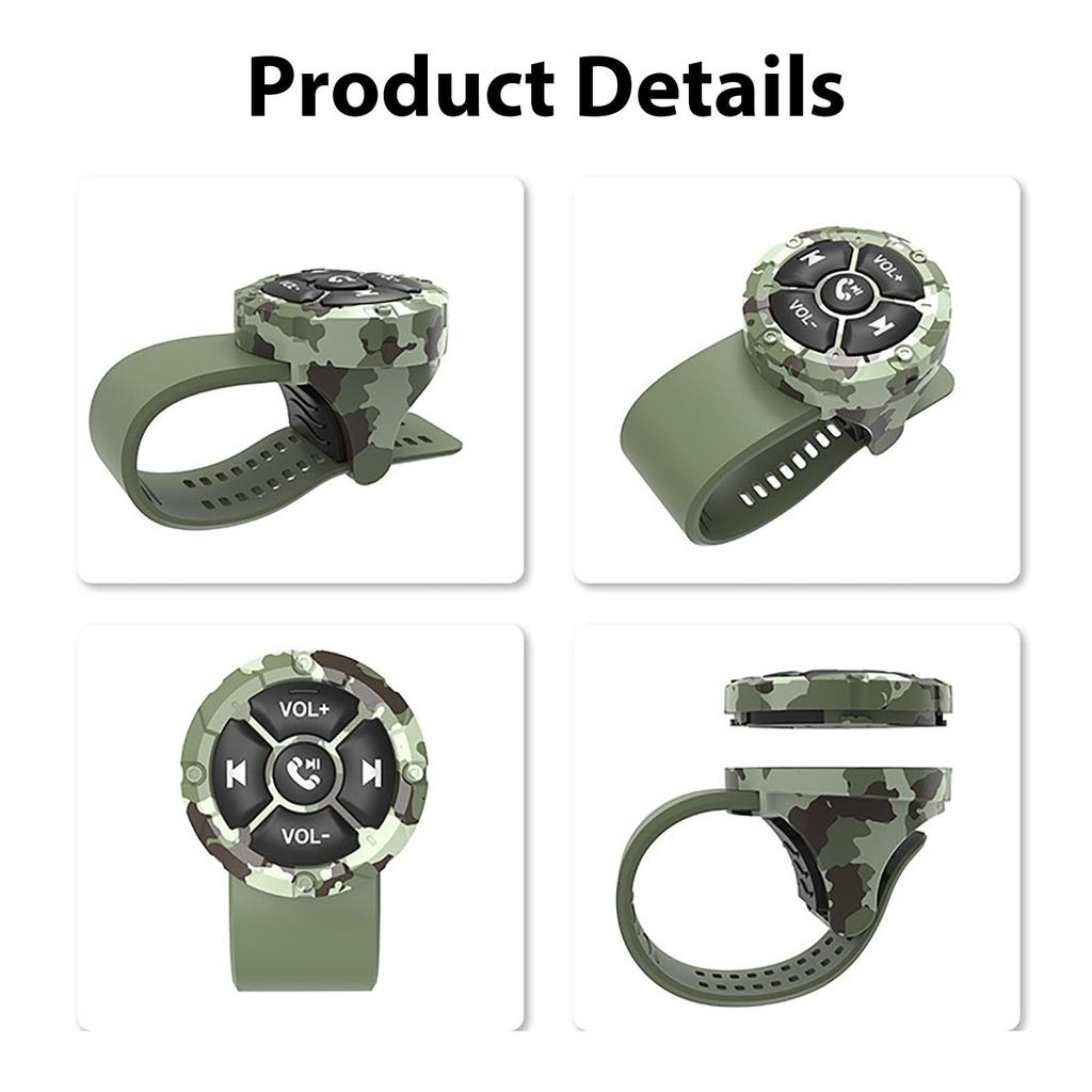 Steering Wheel Control Button - Wireless Control for Calls, Music, Navigation | Multi-function Control,