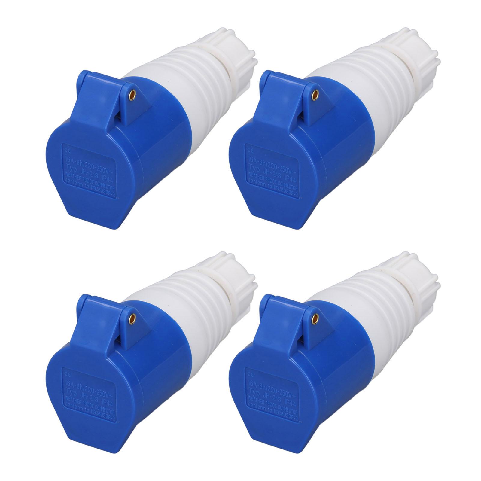 

4Pcs 3-контактний водонепроникний промисловий роз’єм IP44 Водонепроникний роз’єм 220‑250 В