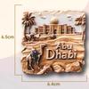 Abu Dhabi Fridge Stickers Middle East Travel Souvenirs The United Arab Emirates Fridge Magnets Home Decoration Wedding Gifts