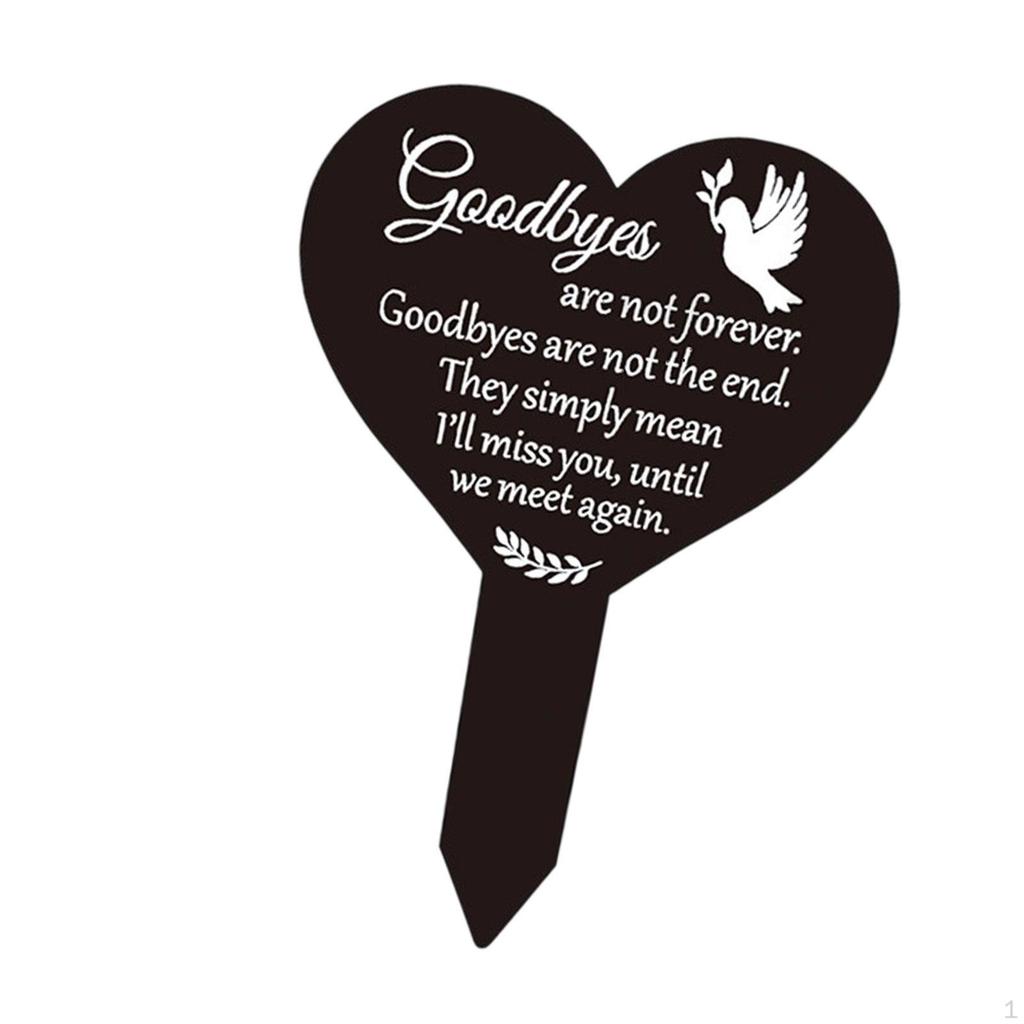 Cemetery Marker for Outdoor Memorials And Anniversaries