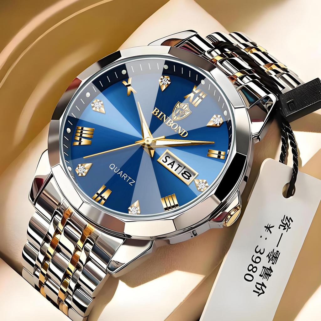 Binbang Retro Men's Quartz Watch – Niche Bestseller