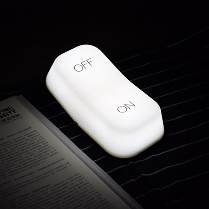 

Креативный переключатель ВКЛ/ВЫКЛ, моделирующий светодиодный ночник, гравитационная индукционная лампа для спальни белый