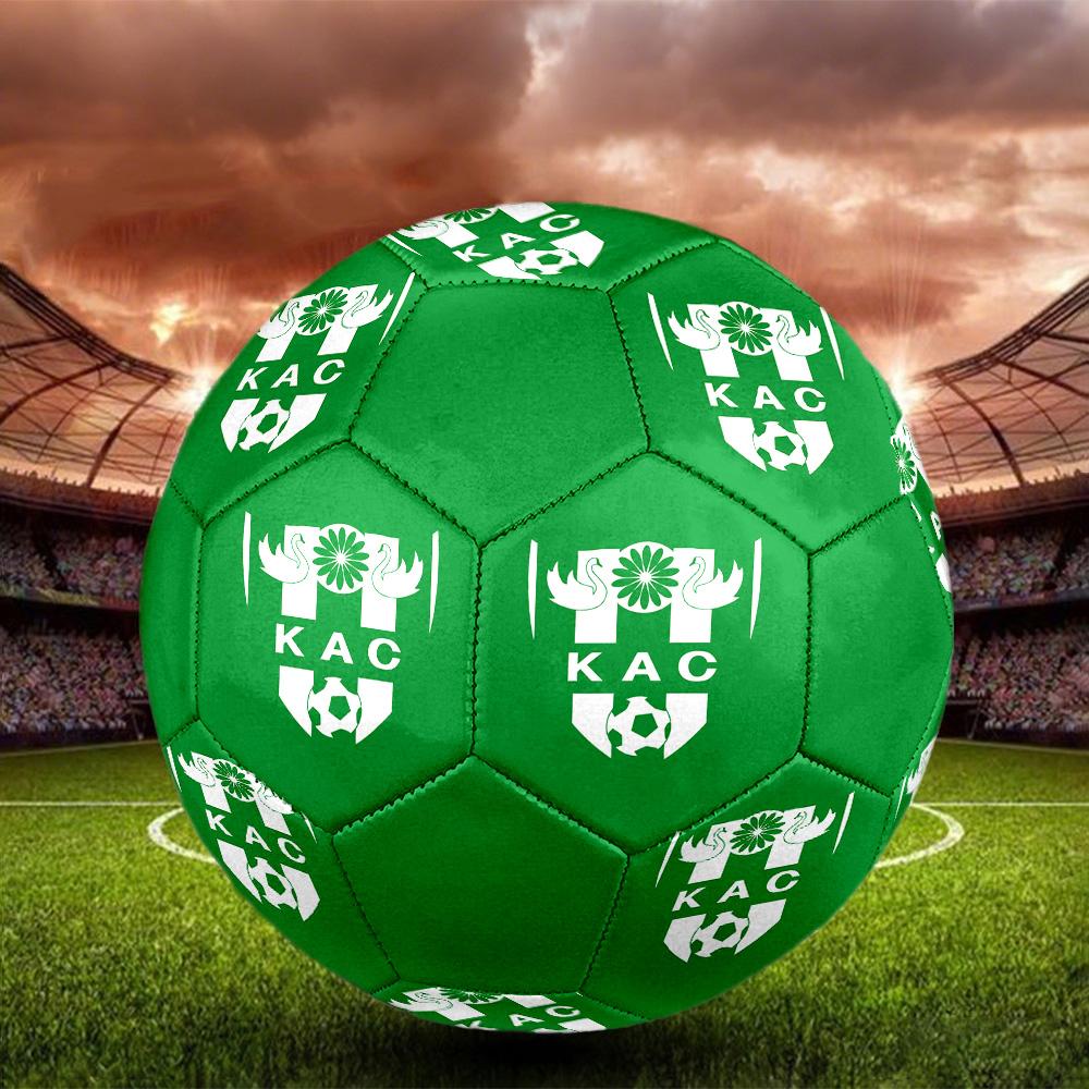 Kenitra Athletic Club Kac Indoor Soccer Ball Colorful All Ages Size 5 Machine Stitched PVC Competition Ready Durable High-Bounce