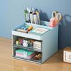 Mini Schreibtisch Stifthalter Schubladen Organizer Mehrfachfach Schreibtisch Aufbewahrungsbox für Studenten Schreibwaren Schulsachen
