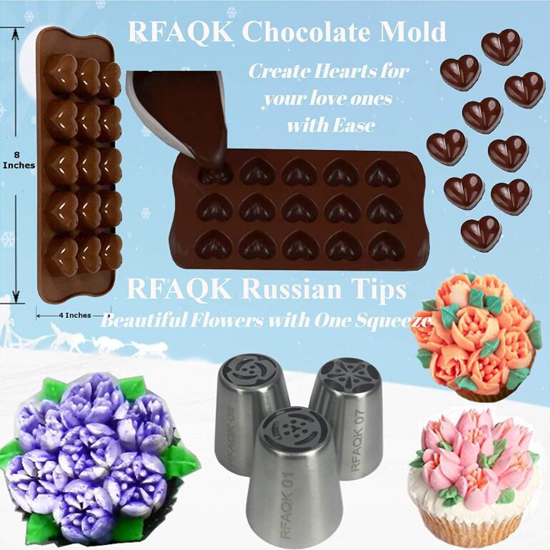 73 Pieces Cake Turntable Decoration Decorating Mouth Set Decorating Table Baking Tools