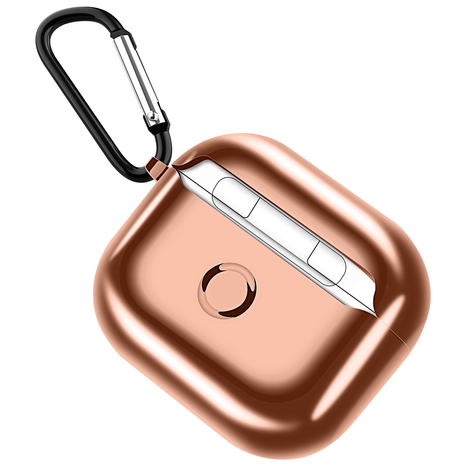 

Беспроводной чехол для наушников, совместимый с 3 2021, защитный чехол для наушников из ТПУ с гальваническим покрытием