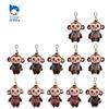 Scented Fuzzy Monkey Plush Toy Doll with Pendant for Bags