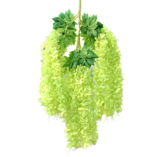 

Имитация цветов, подвесная корзина для двери, гирлянда, реалистичный вид, яркий цвет, свадебный венок, имитация лозы, декор зелёный