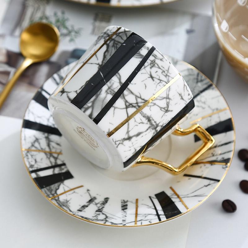 Ceramic Coffee Cups Tea Services Home Cups With Water High Quality Bone Tea Cups Sets Coffee Cups Tea Services Ceramic Cups Spoons