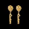 Atoztide Custom Name Earring for Women Girl Stainless Steel Jewelry Handmade Beads Flower Earring Personalized Birthday Gift