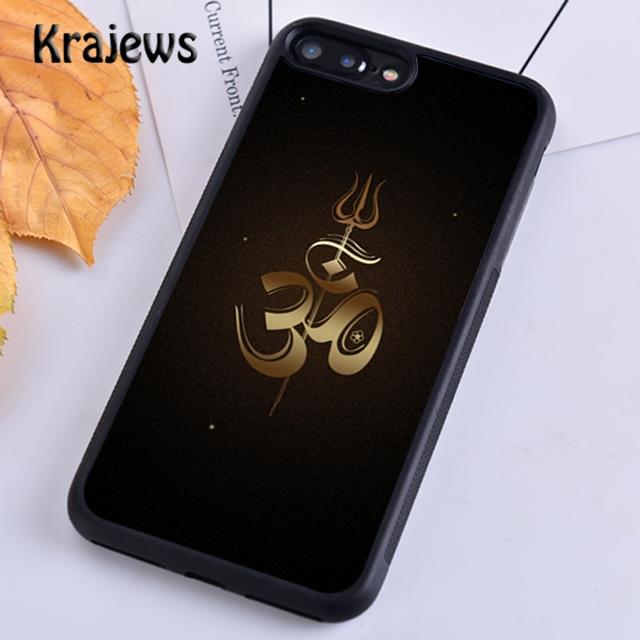 Krajews Aum Om Namaste Symbol Zen Yoga Phone Case Cover For iPhone 14 5 6s 7 8 plus XR XS 11 12 13 pro max Samsung S21 S22ultra
