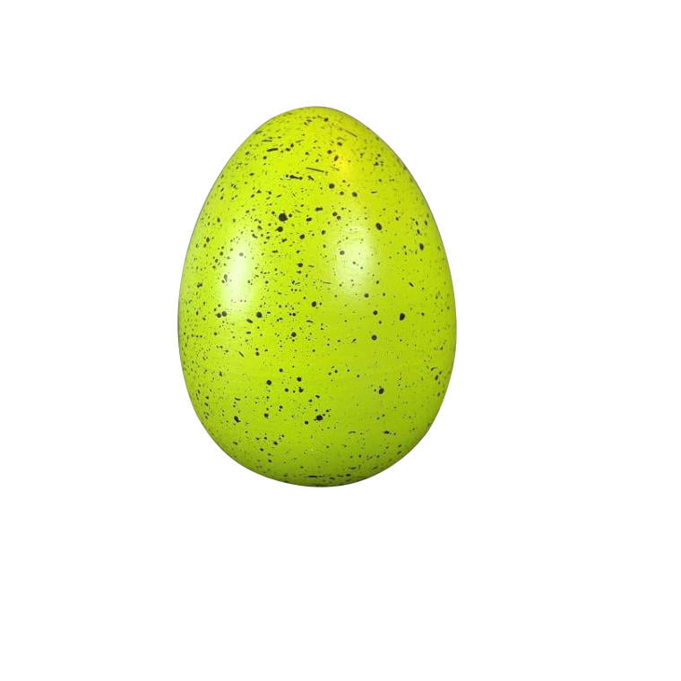 Ceramic Standing Egg In Celadon Color 15x10 Cm
