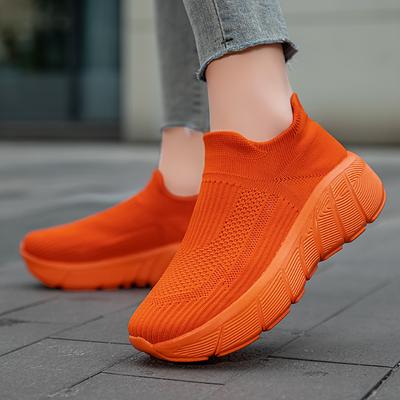 Modische Damen Plateau-Schuhe Herren Gestrickte Socken Schuhe Leichte Freizeitschuhe zum Gehen Reisen Joggen