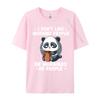 I Don Like Morning People Funny Quote Panda Coffee Tshirts Premium Cotton Unisex Tshirts Casual T Shirt 2024 Fashion Casual