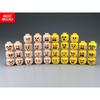 Pack  MOC Bricks Figure Face Boy and Girl Head Expression DIY Educational Building Blocks Toys For Children Gifts