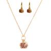 Pomegranate Pendant Earrings/Necklace Elegant Zircons Fruit Jewelry for Women