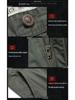 2017 Men's European & American Khaki Multi-Pocket Washed Cotton Pants - Style 9913
