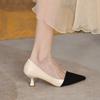 Fashion Quality Women's Pumps 2025 Spring Mix Color Female Shoes Shallow Slip-on Pumps Sexy Pointed High Heel Hot Sale Office Lady Shoes