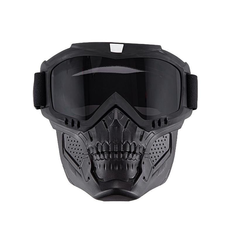 1 Pezzo Moto da Cross a Prova di Esplosione Motocross Cs Gioco di Guerra Paintball Caccia Maschera Tattica Maschera Antivento per Moto