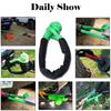 1pcs 38000lbs Trailer Pull Soft Shackle Synthetic Rope Off-Road Recovery Tow Strap Snatch Block ATV UTV For Car Broke Down