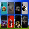 Cobra Kai Snake Phone Case For Samsung Galaxy A13,A21s,A22,A31,A32,A52,A53,A71,A80,Soft Black Shell