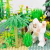 MOC Military Rainforest Baseplate Parts Animal Jungle Flower Tree Plants City Adventure Building Blocks Assemble DIY Toys Gifts